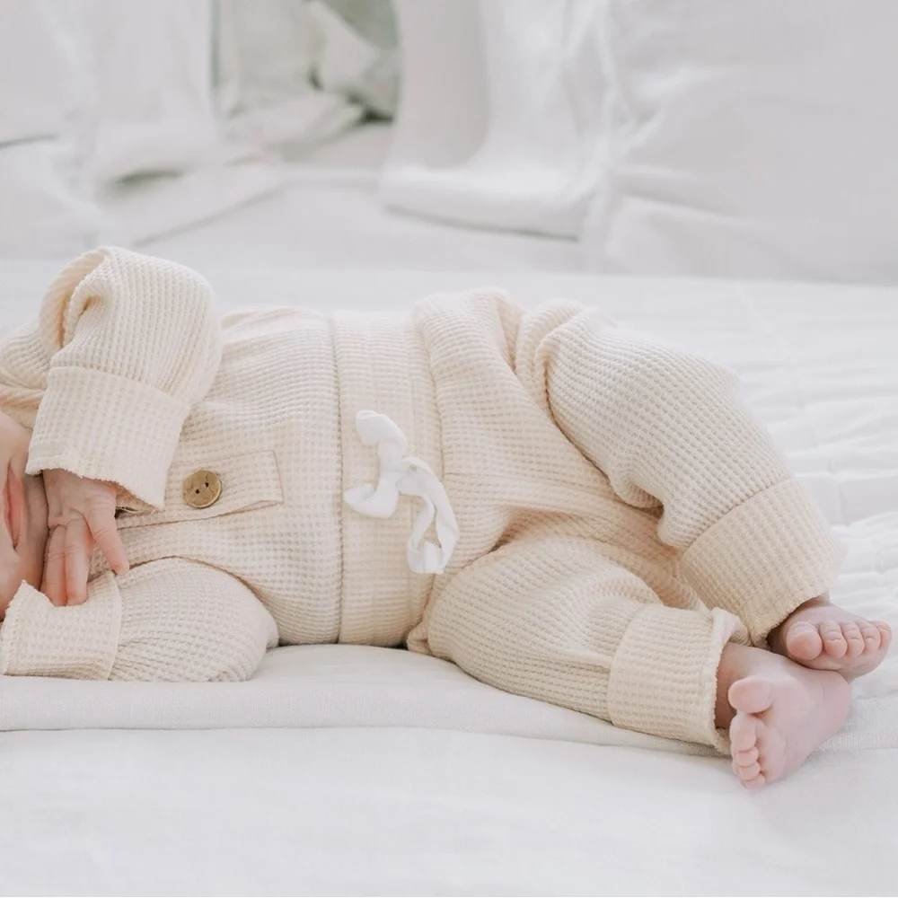 Ollie Waffle Set - Matching Onesie and Joggers